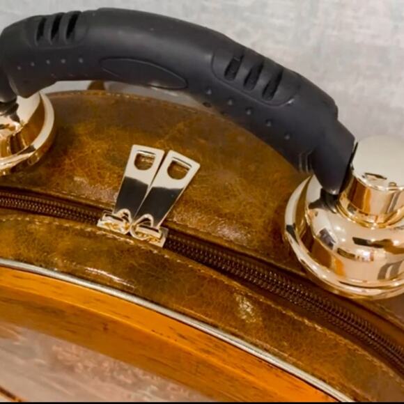 NEW Bronze Steampunk Working Clock Shoulder Bag Satchel Tote Wearable… N… - Picture 10 of 13